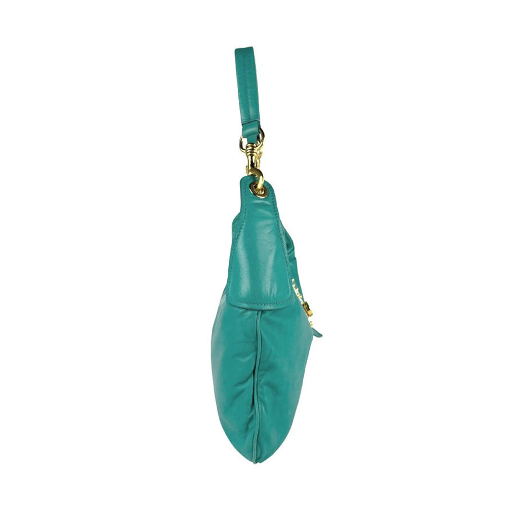 Miu Miu shoulder gold green bag leather blue Green Blue